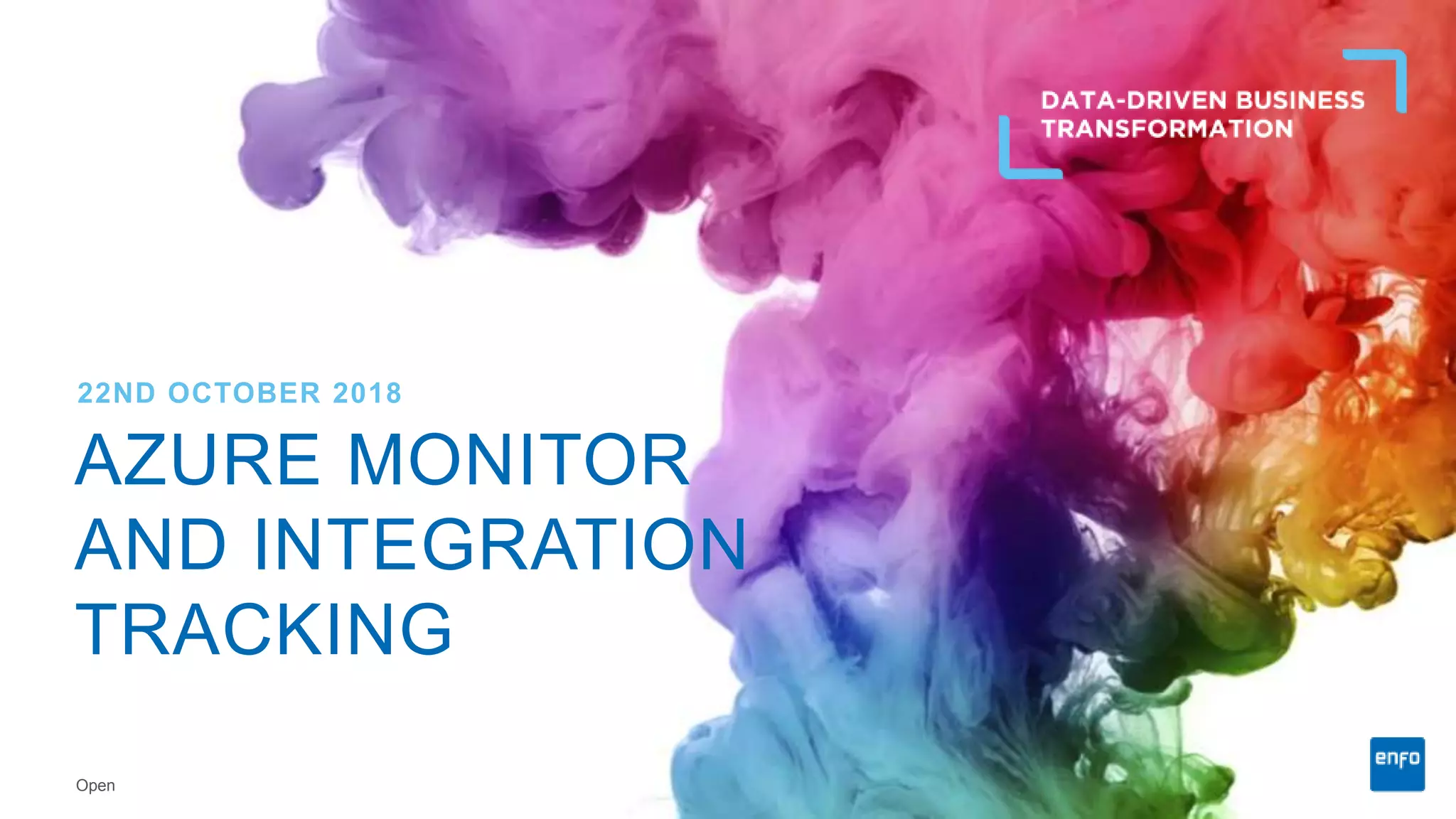 Azure Monitor and Integration Tracking | PPT