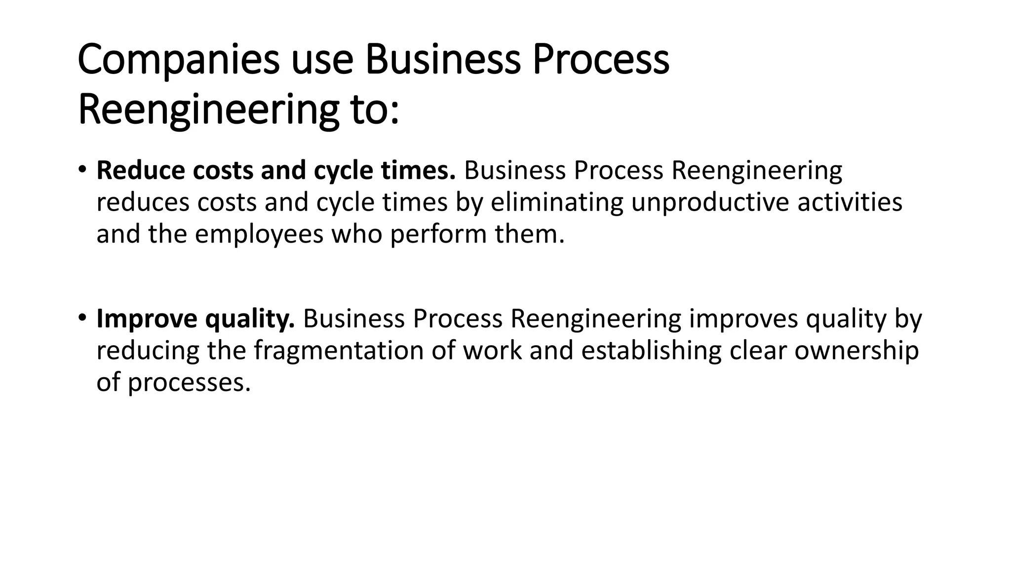 Business Process Reengineering Pdf