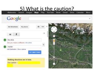 5) What is the caution?
Mahendra Mohan Das
 