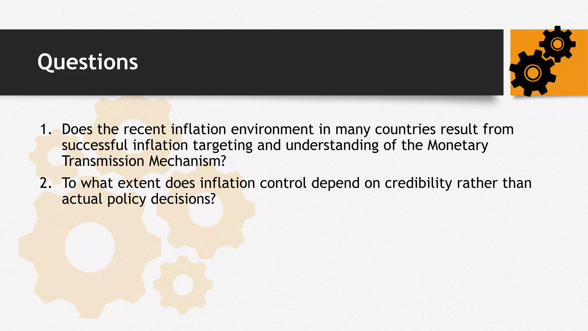 Transmission Mechanism of Monetary Policy | PPTX