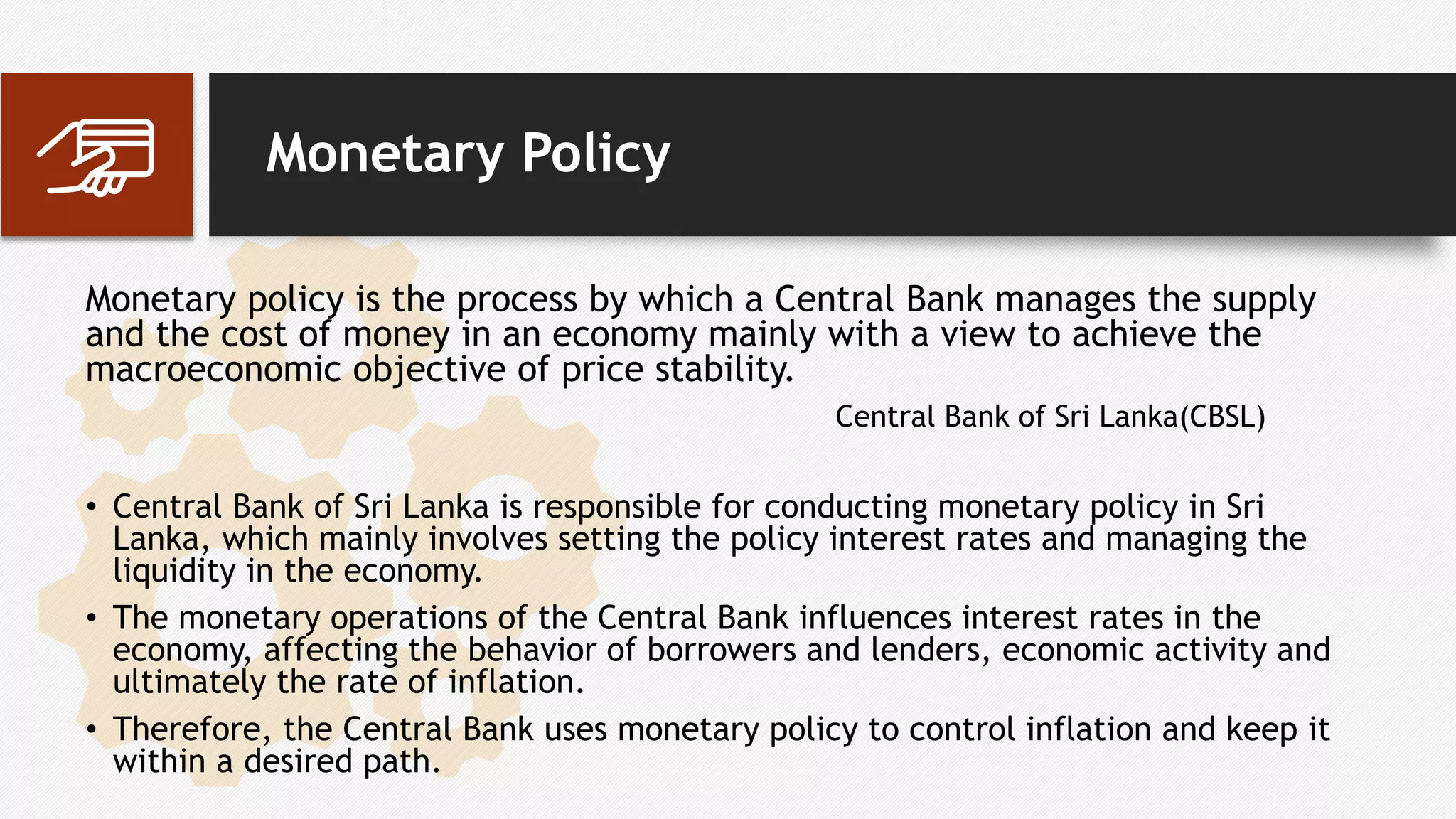 Transmission Mechanism of Monetary Policy | PPTX