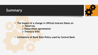 Transmission Mechanism of Monetary Policy | PPTX