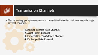 Transmission Mechanism of Monetary Policy | PPTX