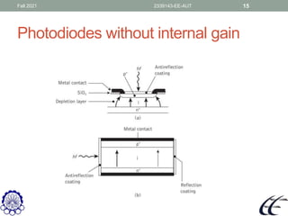 Opics Application fiber optics photodetectors and their application in electrical ...