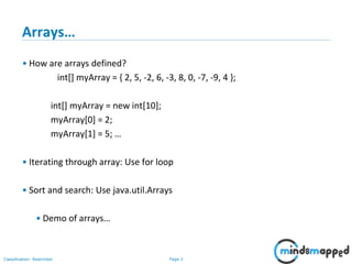 Collections - Array List | PPSX