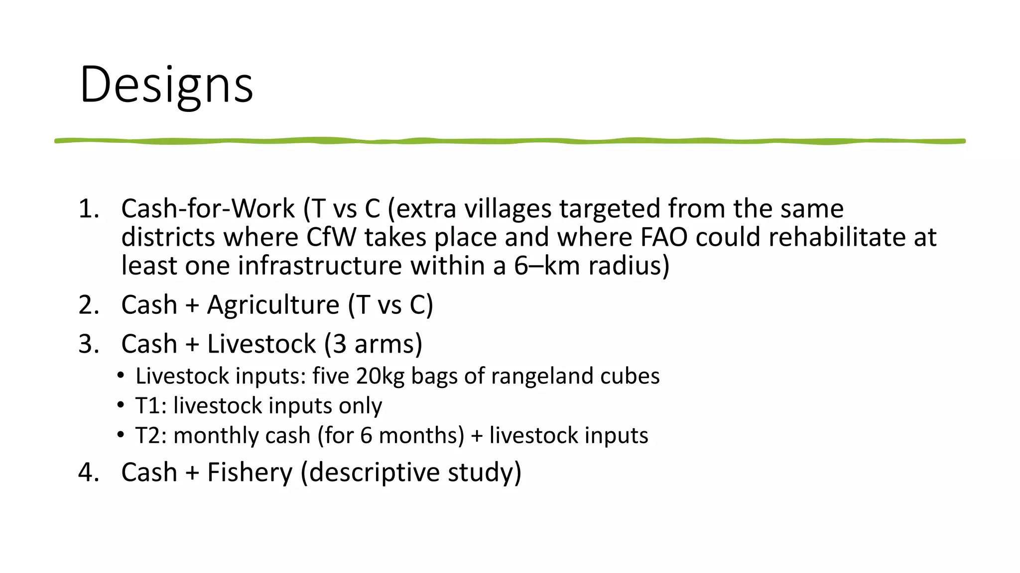 Impact Evaluation Plan of Humanitarian Interventions in Somalia | PPTX