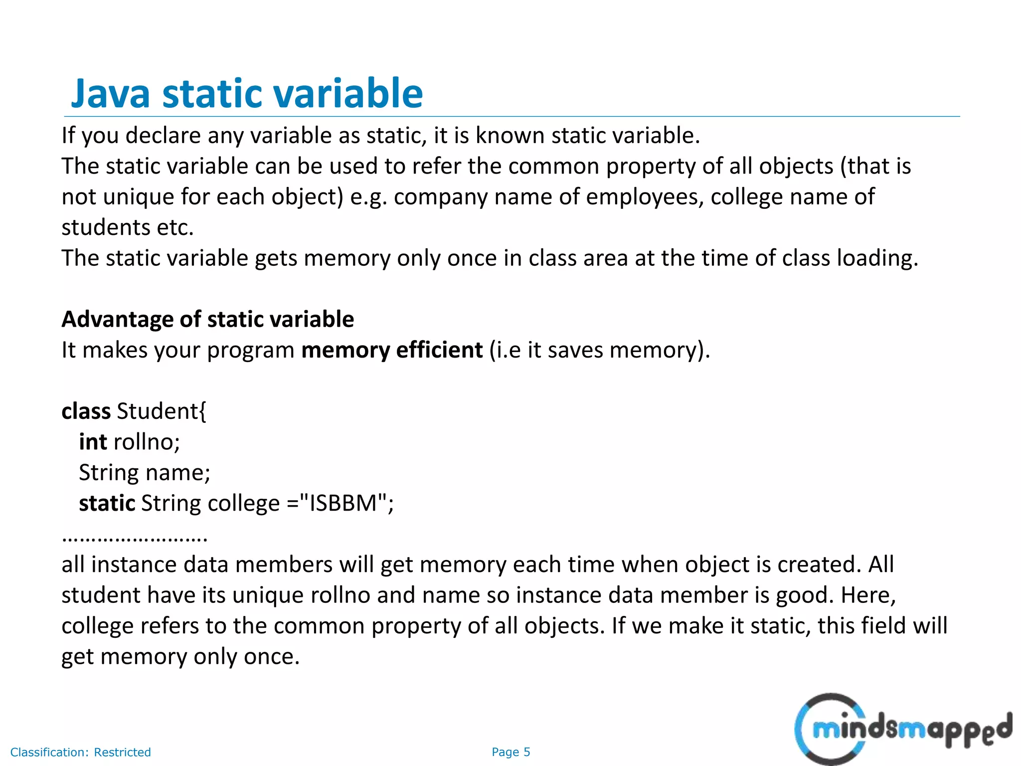 Overview of Java | PPTX | Programming Languages | Computing