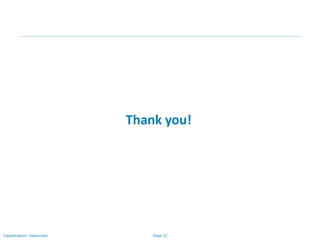 Page 52Classification: Restricted
Thank you!
 