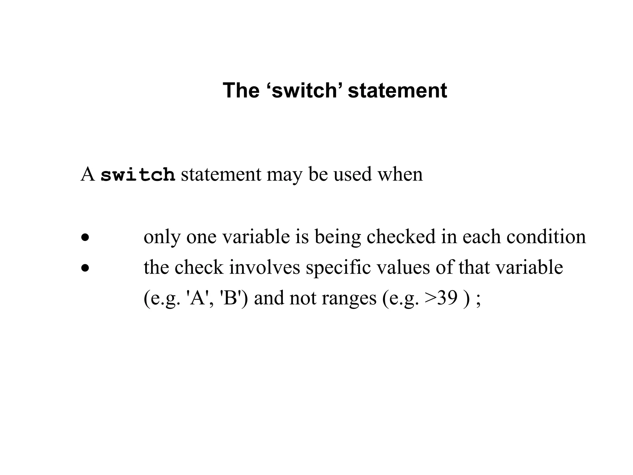 Menu Driven programs in Java | PPT