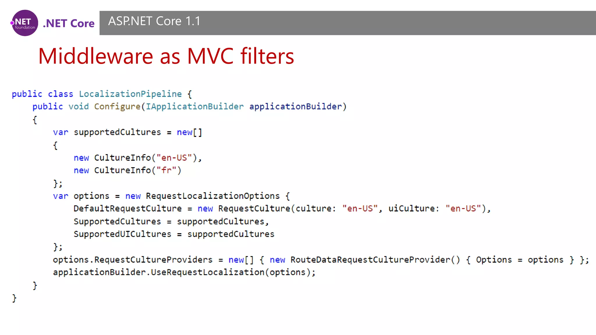 .NET Core Middleware as MVC filters ASP.NET Core 1.1 