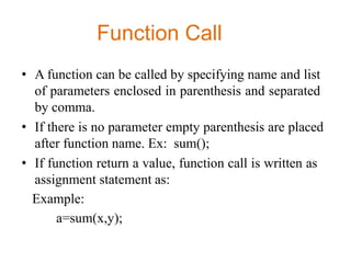 Functions | PPTX