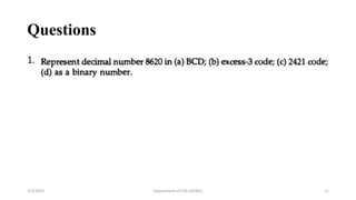 Questions
1.
2/3/2023 Department of CSE (AI/ML) 11
 