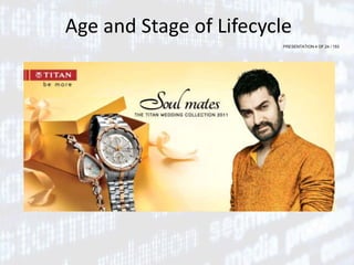 PRESENTATION 4 OF 24 / 153
Age and Stage of Lifecycle
 