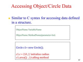 Introduction to Java Object Oiented Concepts and Basic terminologies | PDF