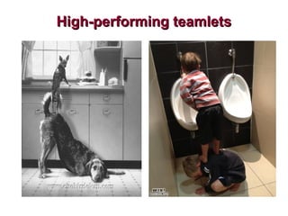 High-performing teamletsHigh-performing teamlets
 