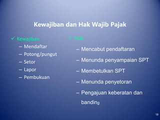 Pengantar Belajar Dasar Dasar Perpajakan | PDF