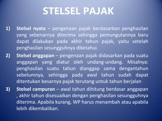 Pengantar Belajar Dasar Dasar Perpajakan | PDF