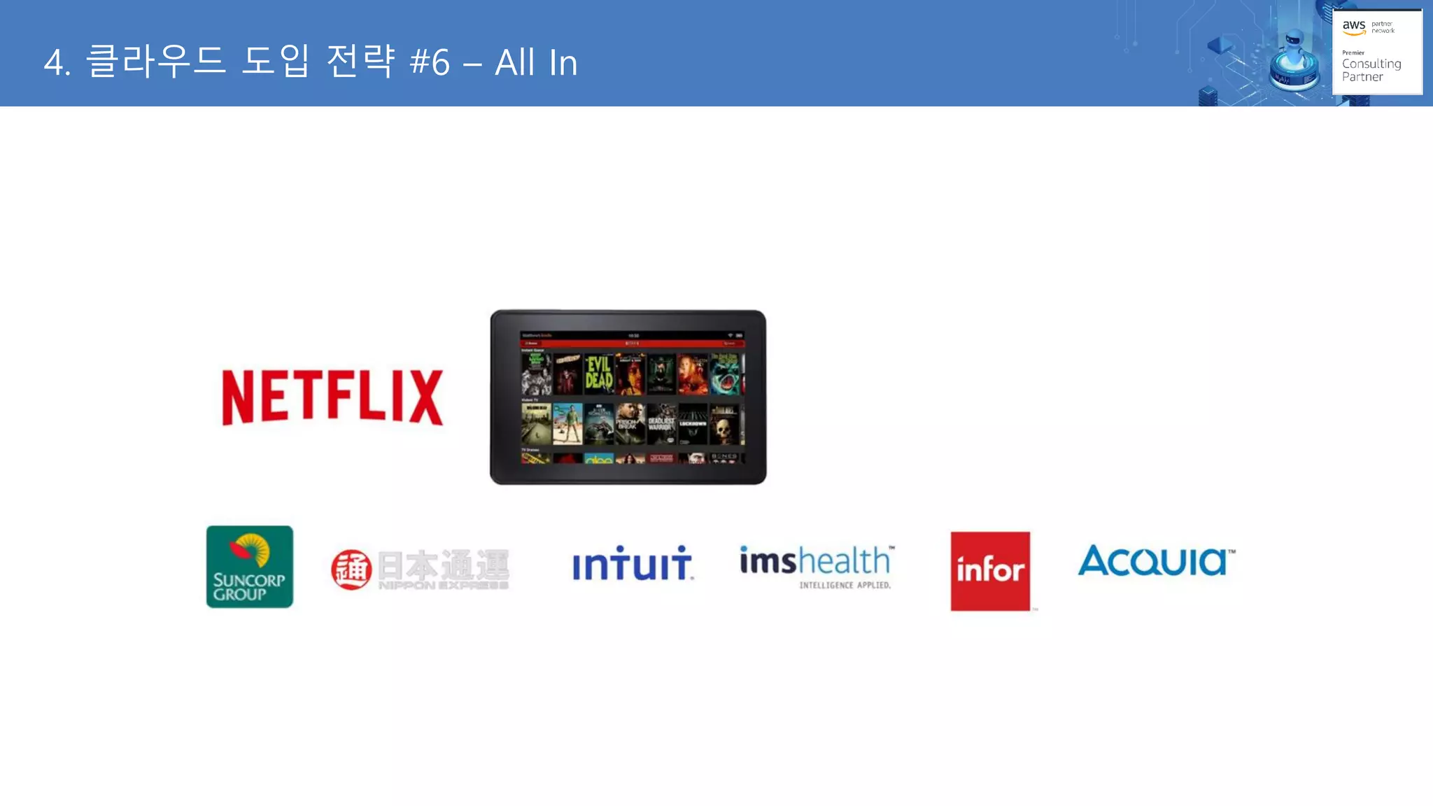 4. 클라우드 도입 전략 #6 – All In
 