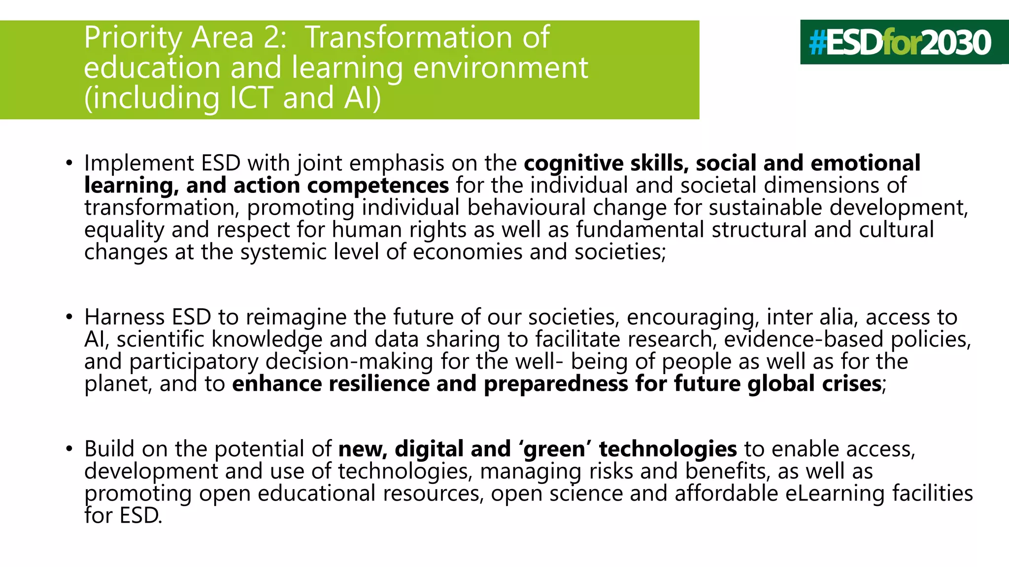 ESD for 2030: Roadmap and Examples in Asia and the Pacific | PDF