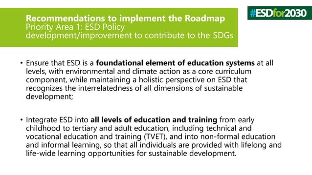 ESD for 2030: Roadmap and Examples in Asia and the Pacific | PDF