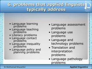 An Introduction to Applied Linguistics | PPT