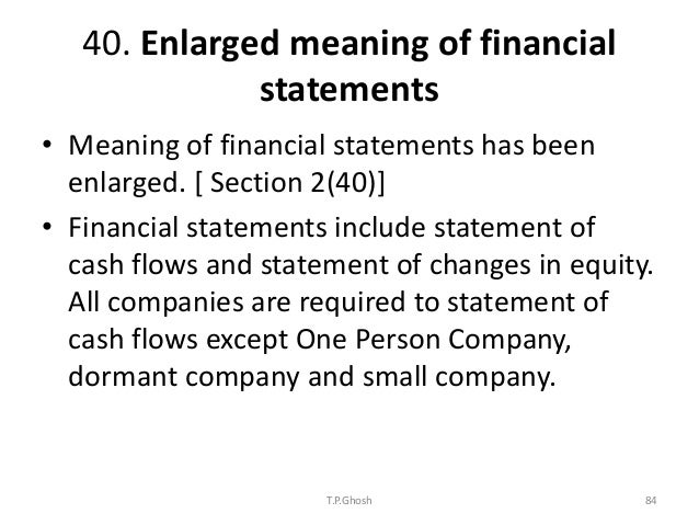 companies act 2013 program session 1 financial statement of a small company pdf
