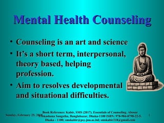 Mental Health Counseling | PPT