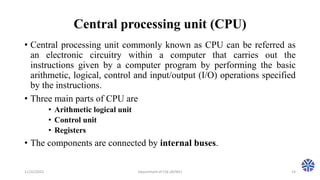 CS304PC:Computer Organization and Architecture Session 1 Introduction ...