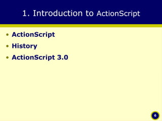 Actionscript 3 - Session 1 Introduction To As 3 | PPT
