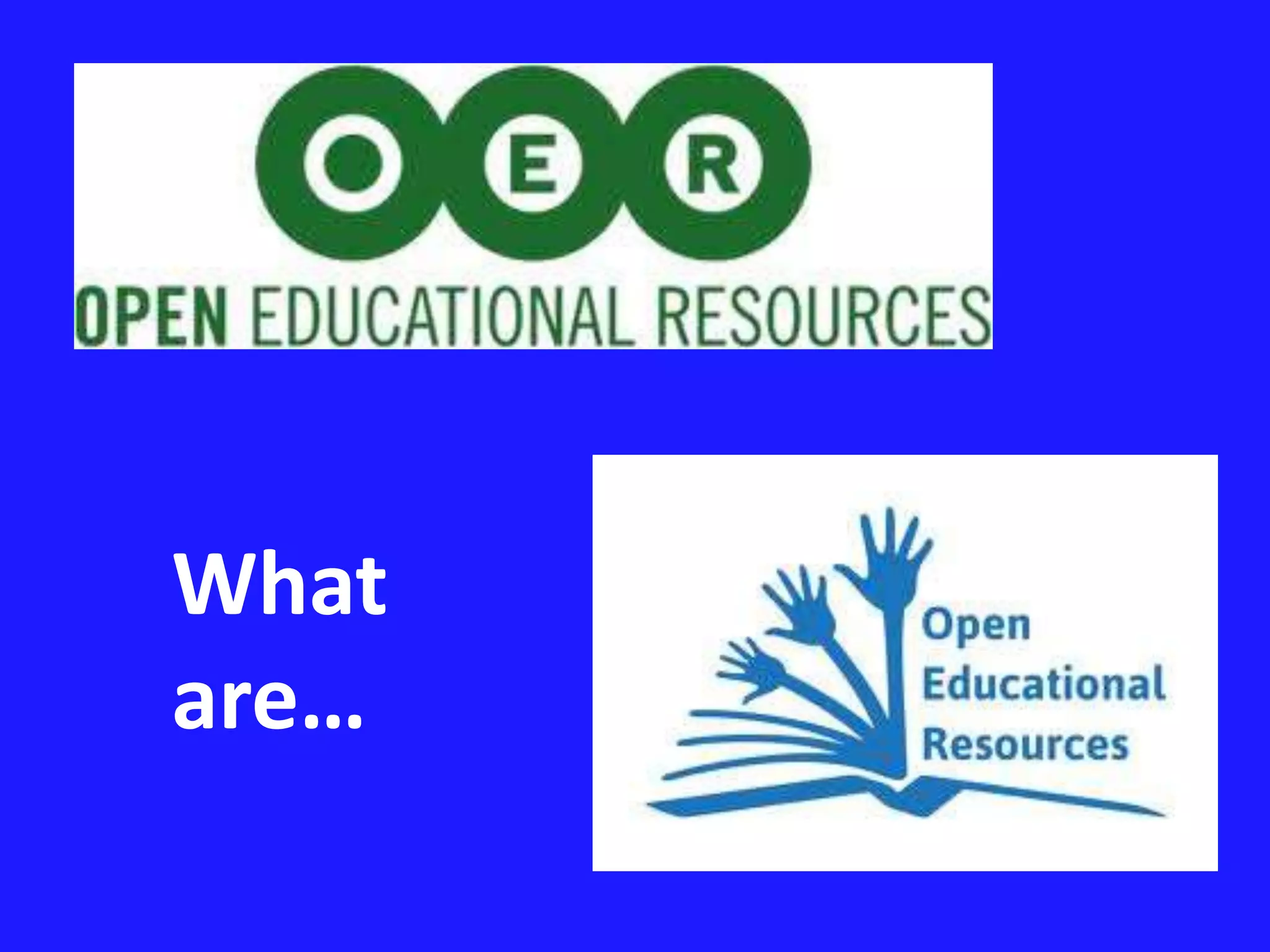 Open Educational Resources PPT