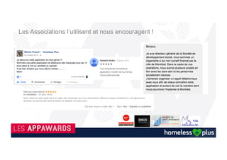 En cas d’urgence
En cas d’urgence, vous pouvez joindre le Samu Social en localisant l’endroit précis.
En 3 clics vous aidez ! Version 1.0.2
 