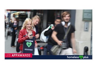 Nouvelle interface pour les sans-abris
Homeless Plus : Application mobile solidaire Version 2 (en cours de création)
 