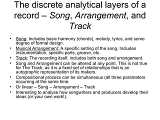 Session 1 Musicology Introduction | PPT