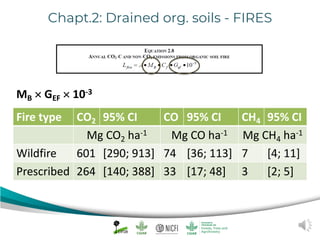 Peat emission factors: Navigating the IPCC wetland supplement