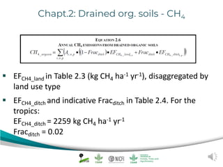Peat emission factors: Navigating the IPCC wetland supplement