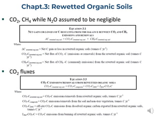 Peat emission factors: Navigating the IPCC wetland supplement