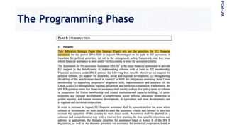 The Programming Phase
PCM-LFA
 