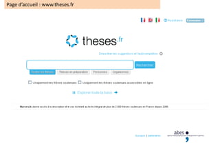 Page d’accueil : www.theses.fr
 