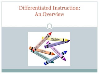 Differentiated Instruction:
       An Overview
 