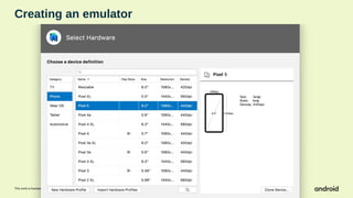 This work is licensed under the Apache 2.0 License
Creating an emulator
 