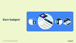 This work is licensed under the Apache 2.0 License
Earn badges!
 