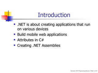 Attributes & .NET components | PPT