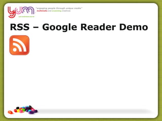 RSS – Google Reader Demo 