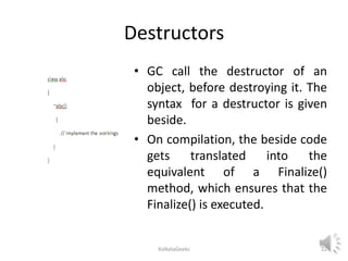 Memory Management & Garbage Collection | PPTX