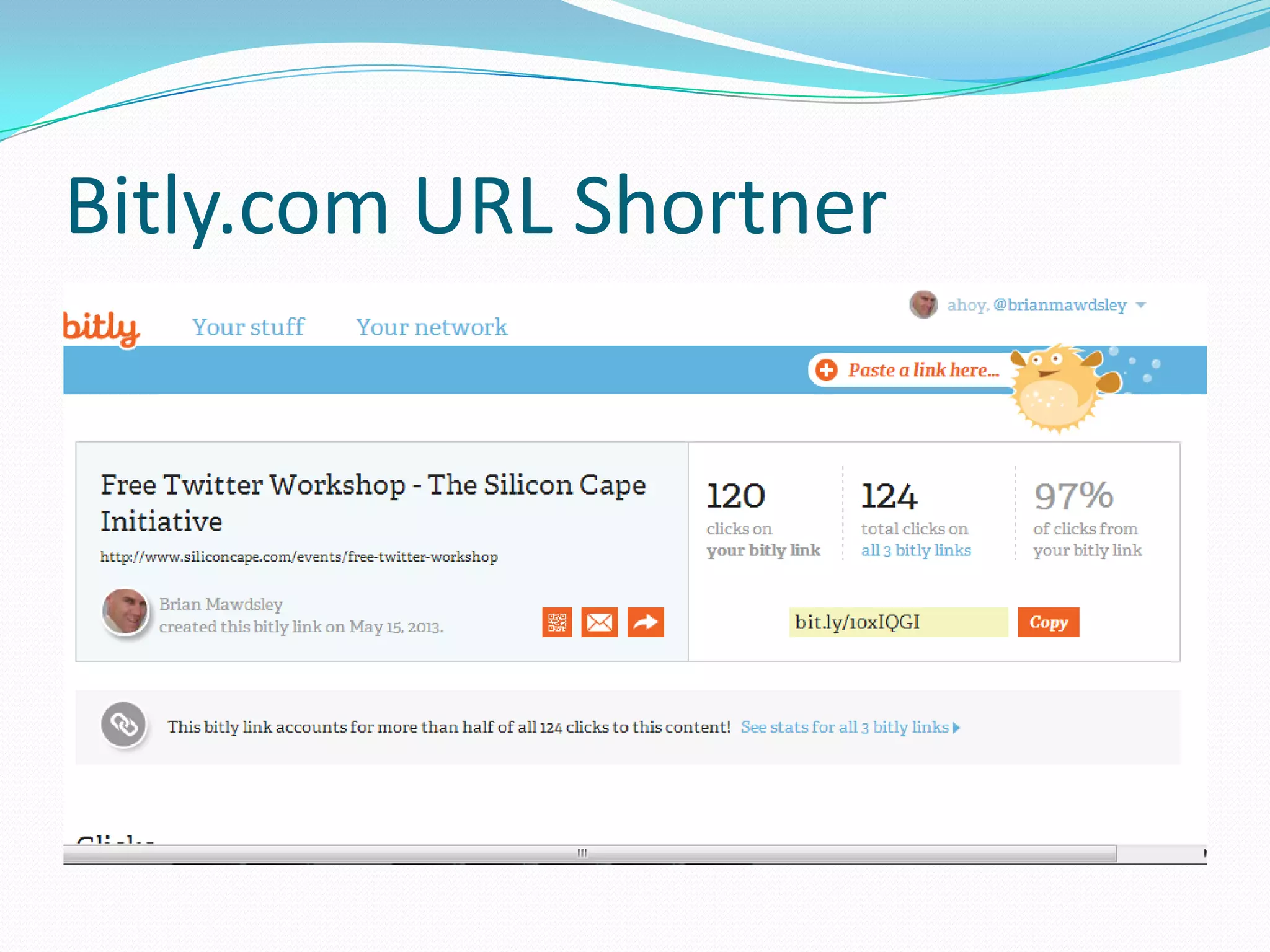Bitly.com URL Shortner
 