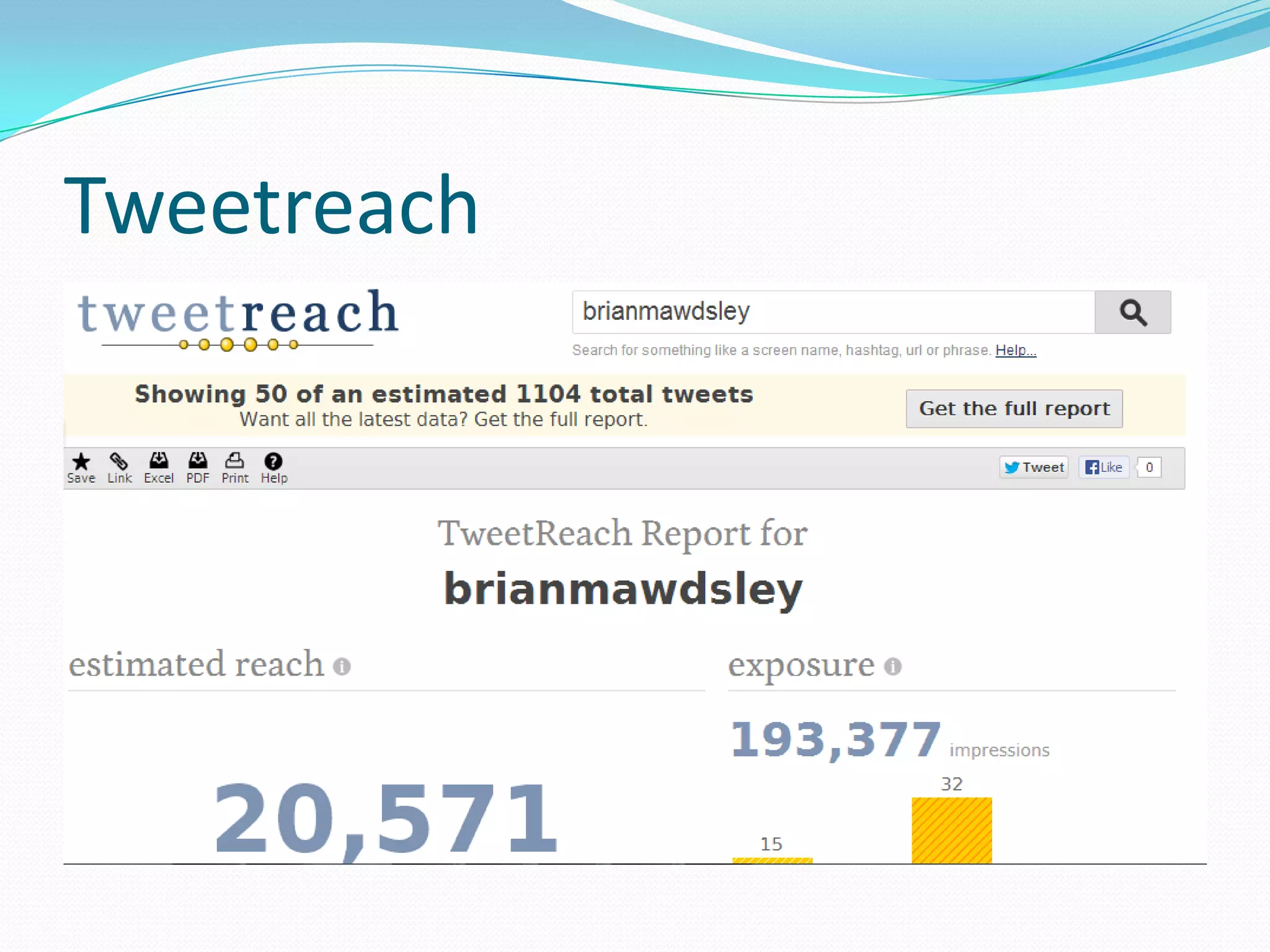 Tweetreach
 