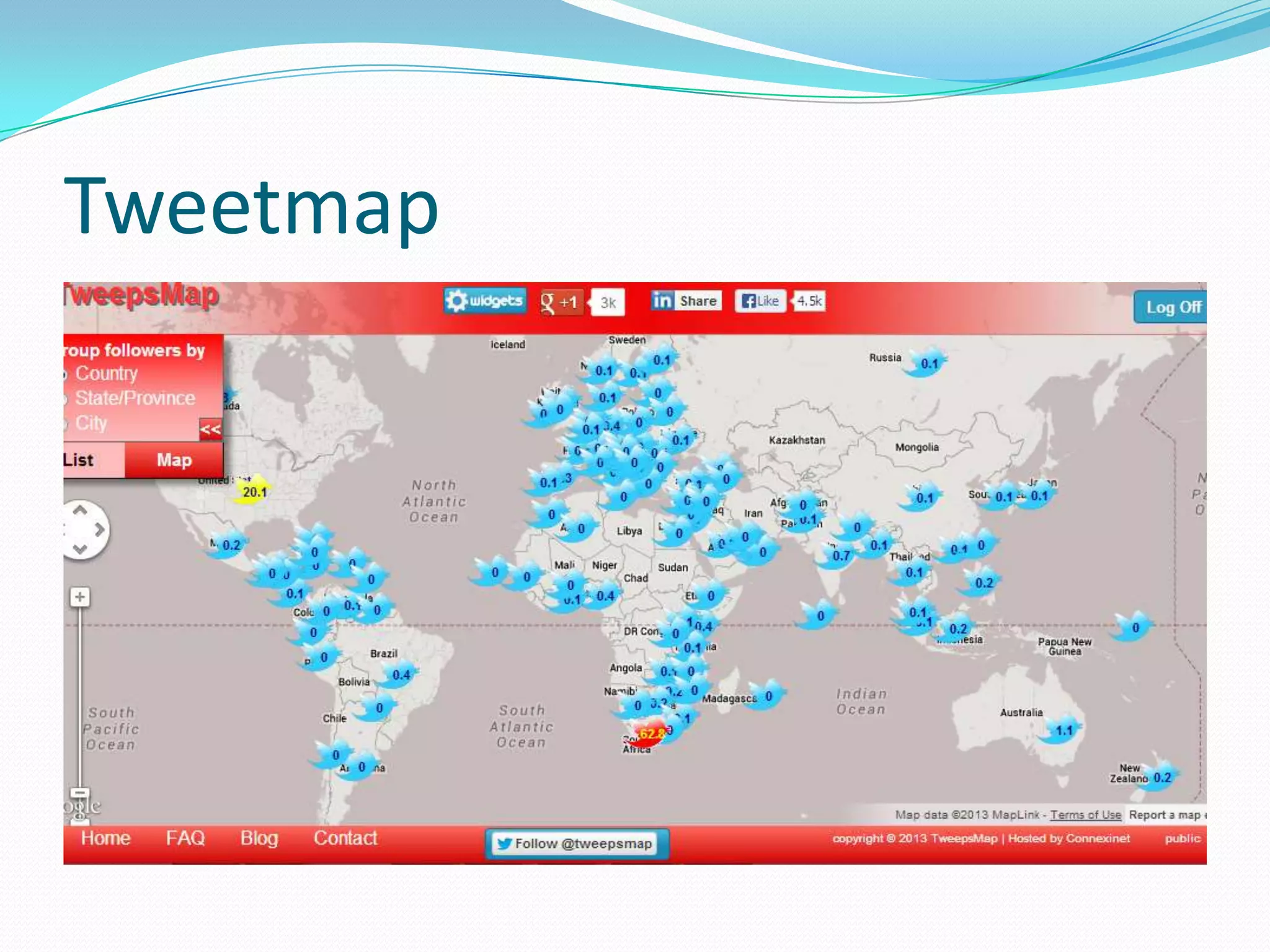 Tweetmap
 