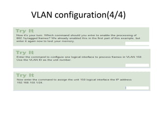 VLAN configuration(4/4)
 
