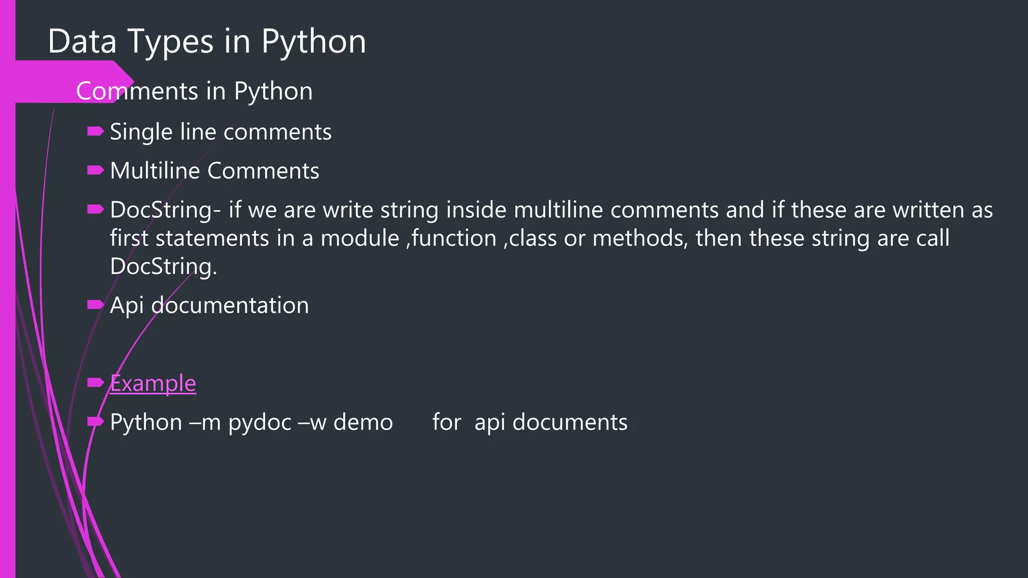 Python Programming | PPT