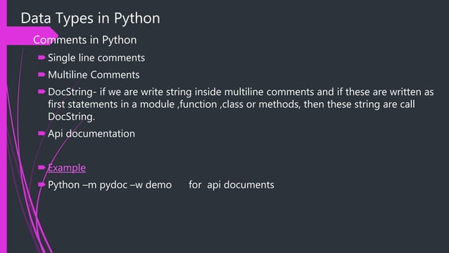 Python Programming | PPT image.